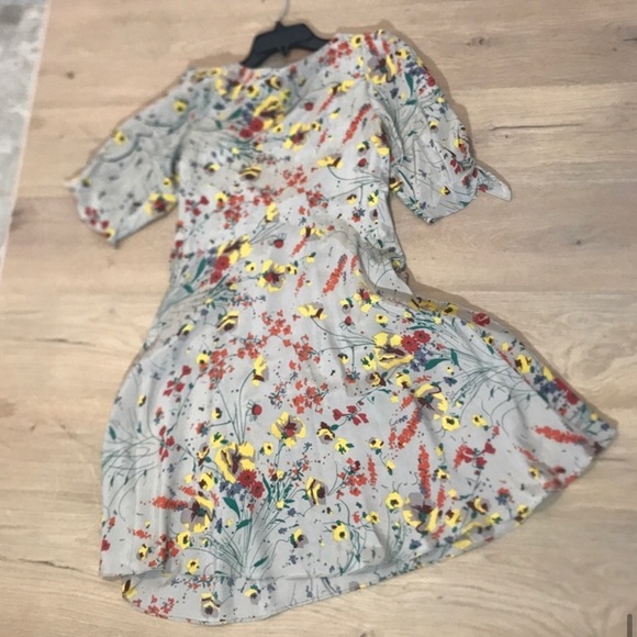 Anthropologie Baraschi Silk Floral Dress NWT Small - Picture 7 of 8